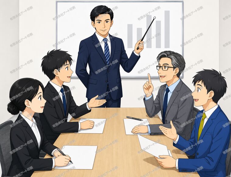 専門家をまじえた相談の場面